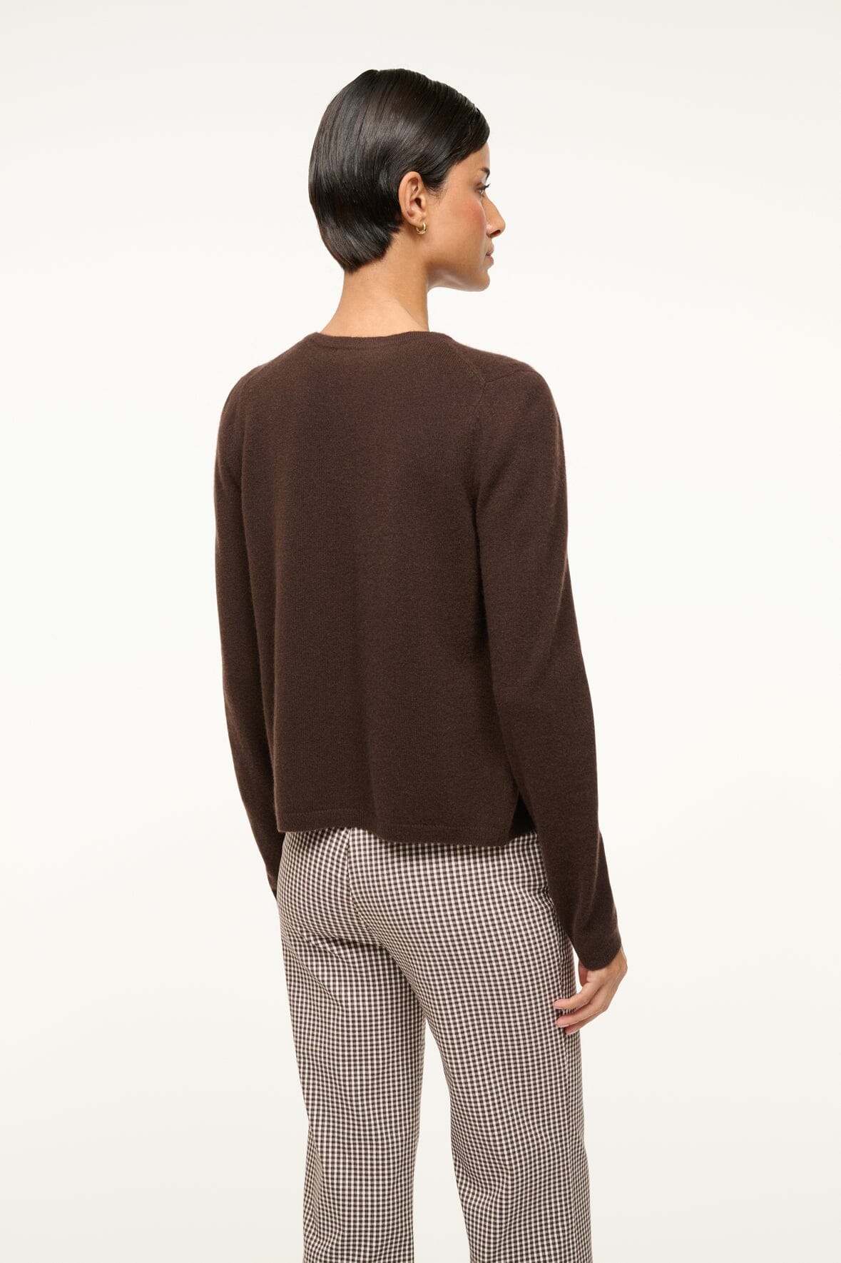 MIDNIGHT CASHMERE CARDIGAN | DARK CHOCOLATE