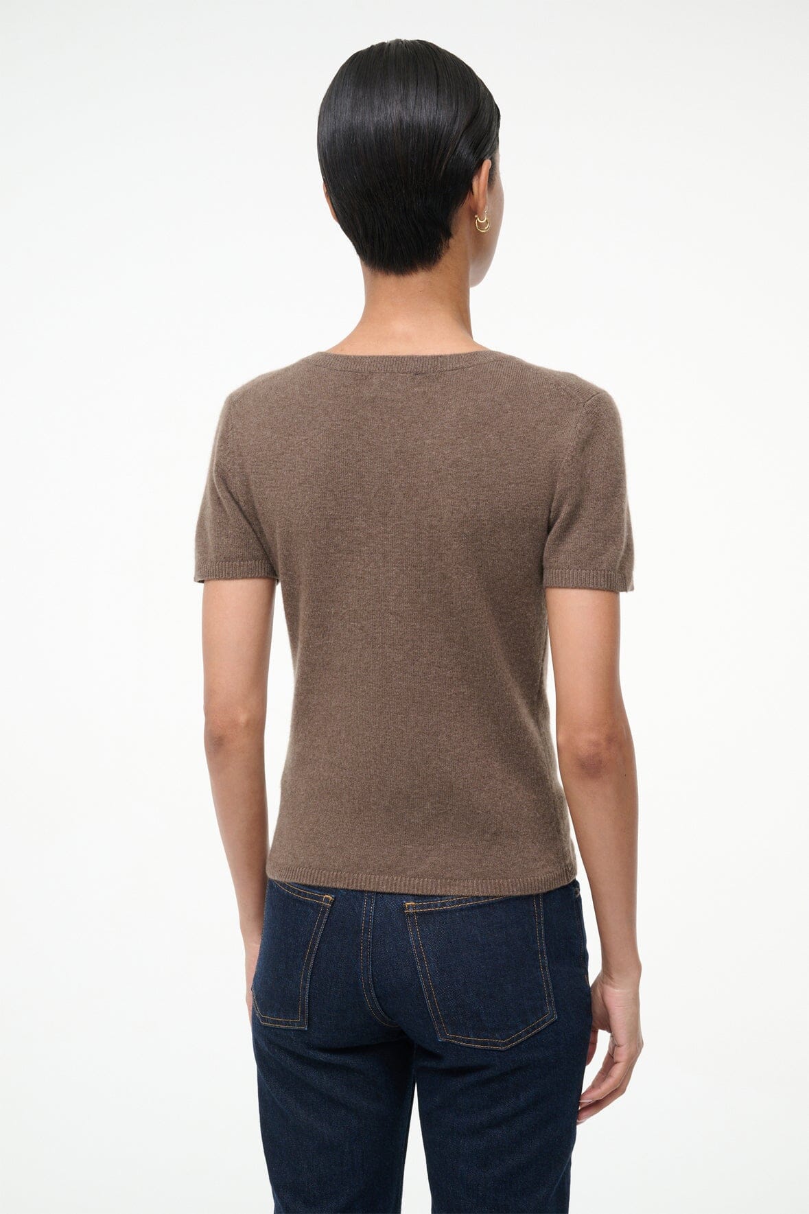 EASY CASHMERE TEE | TRUFFLE