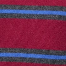 EASY CASHMERE TEE | CRIMSON STRIPE