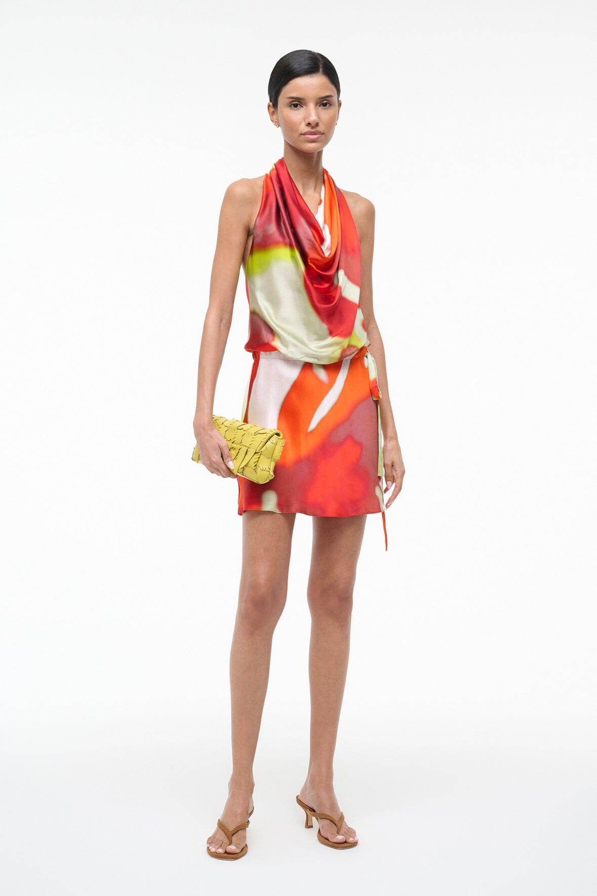 LIORA SILK DRESS | RED ZONE