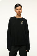 CUSTOM STAUD x C.BONZ SERRANO CASHMERE SWEATER | BLACK