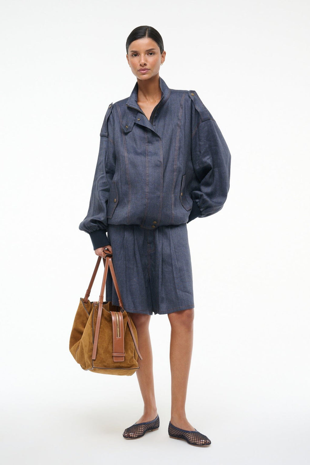 SIMONE JACKET | CHAMBRAY