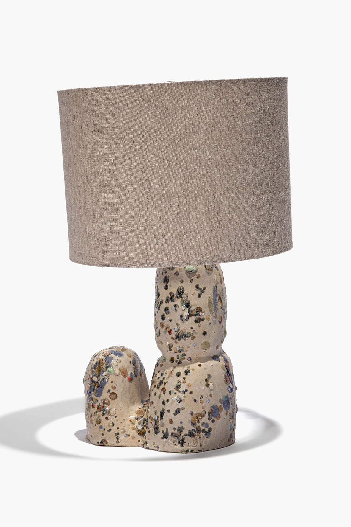 CERAMIC TABLE LAMP | SPECKLE GLAZE