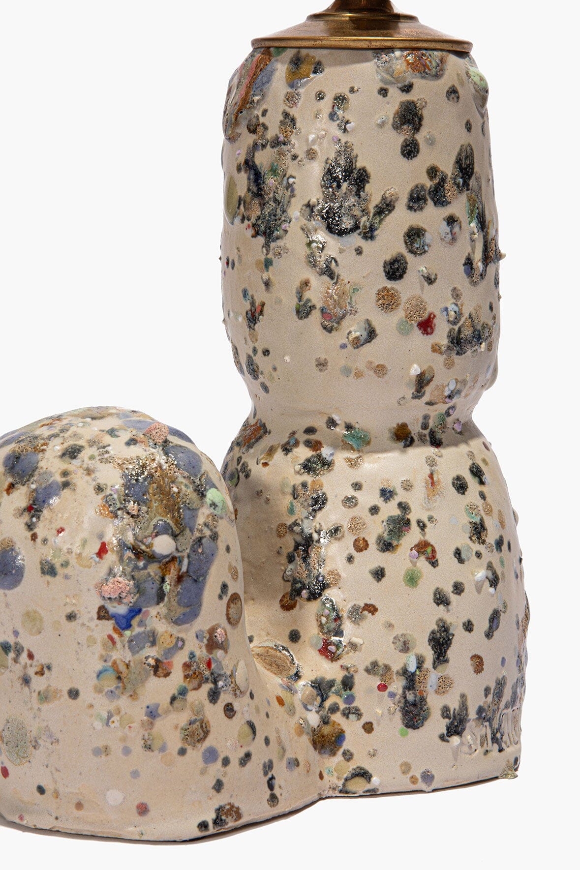 CERAMIC TABLE LAMP | SPECKLE GLAZE