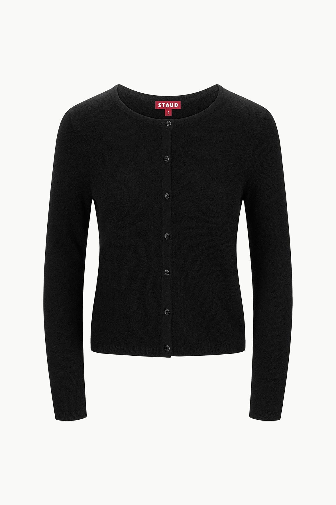 MIDNIGHT CASHMERE CARDIGAN | BLACK