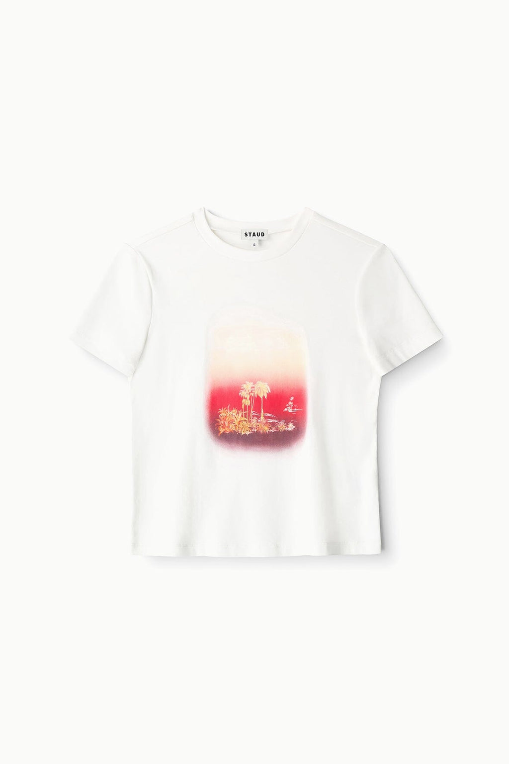 CREW NECK T SHIRT | CALIFORNIA SUNSET
