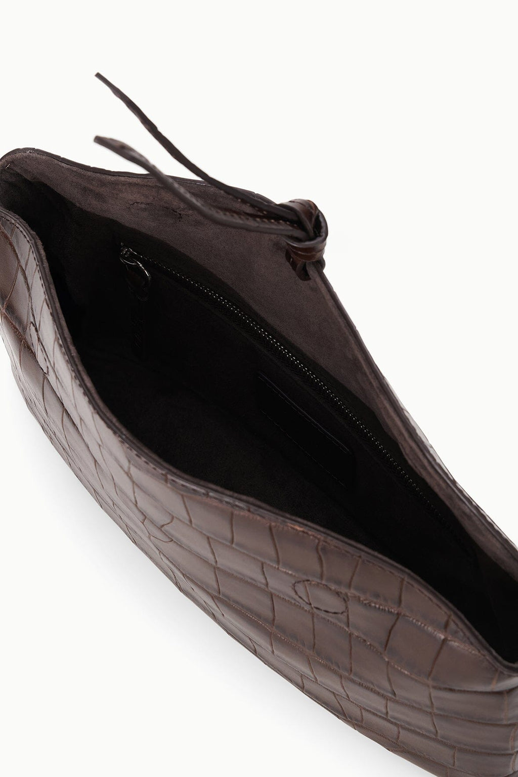 EVE CLUTCH | ESPRESSO CROCO