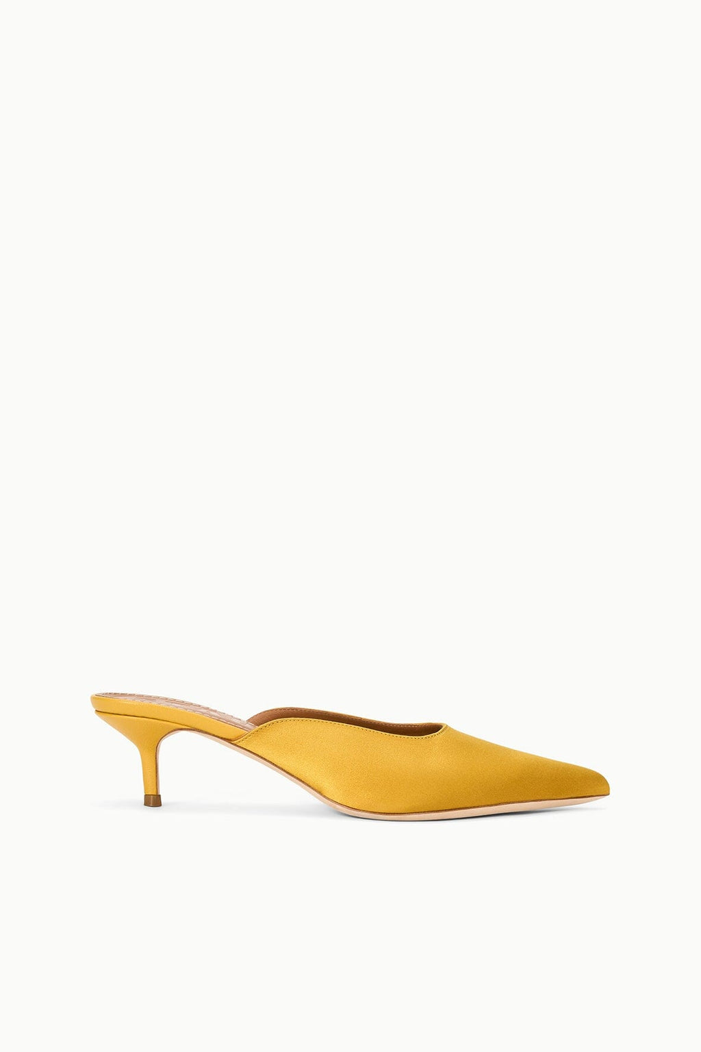SEBASTIAN KITTEN HEEL MULE | GOLDENROD